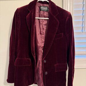 Ladies Deep Burgundy Blazer Chaus